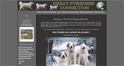 Desktop Screenshot of greatpyrenees.com