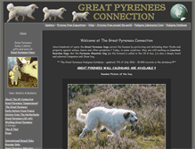 Tablet Screenshot of greatpyrenees.com